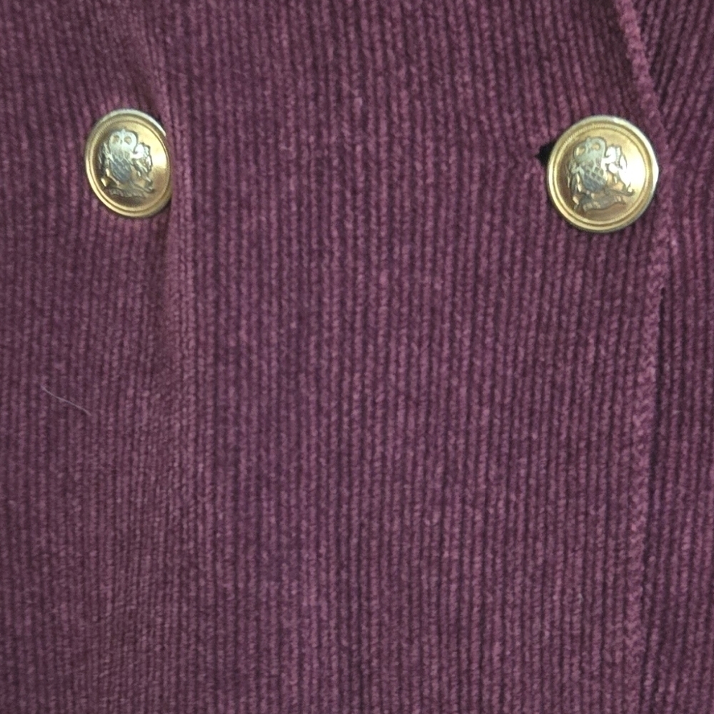 VTG Lauren Ralph Lauren Corduroy Coat/Jacket/Blazer Size S/P Long Sleeve Unisex - Picture 9 of 10